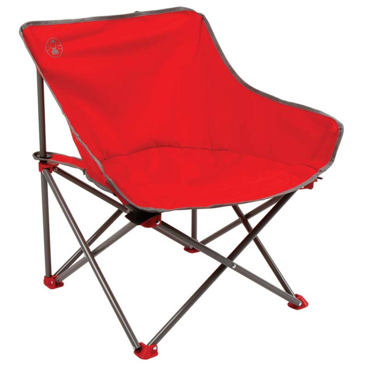 coleman kickback moon chair in red  costco uk