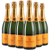 Veuve Clicquot Yellow Label NV Champagne, 6 x 75cl