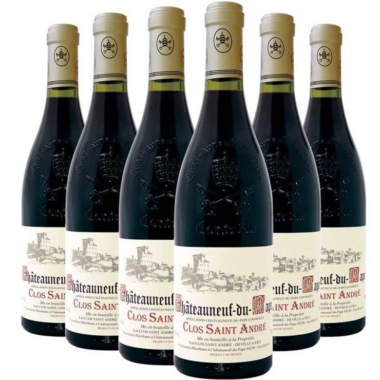 Chateauneuf du Pape Clos Saint André 2005, 6 x 75cl Costco UK