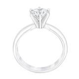 0.70ct Round Brilliant Cut Diamond Solitaire Ring, Platinum