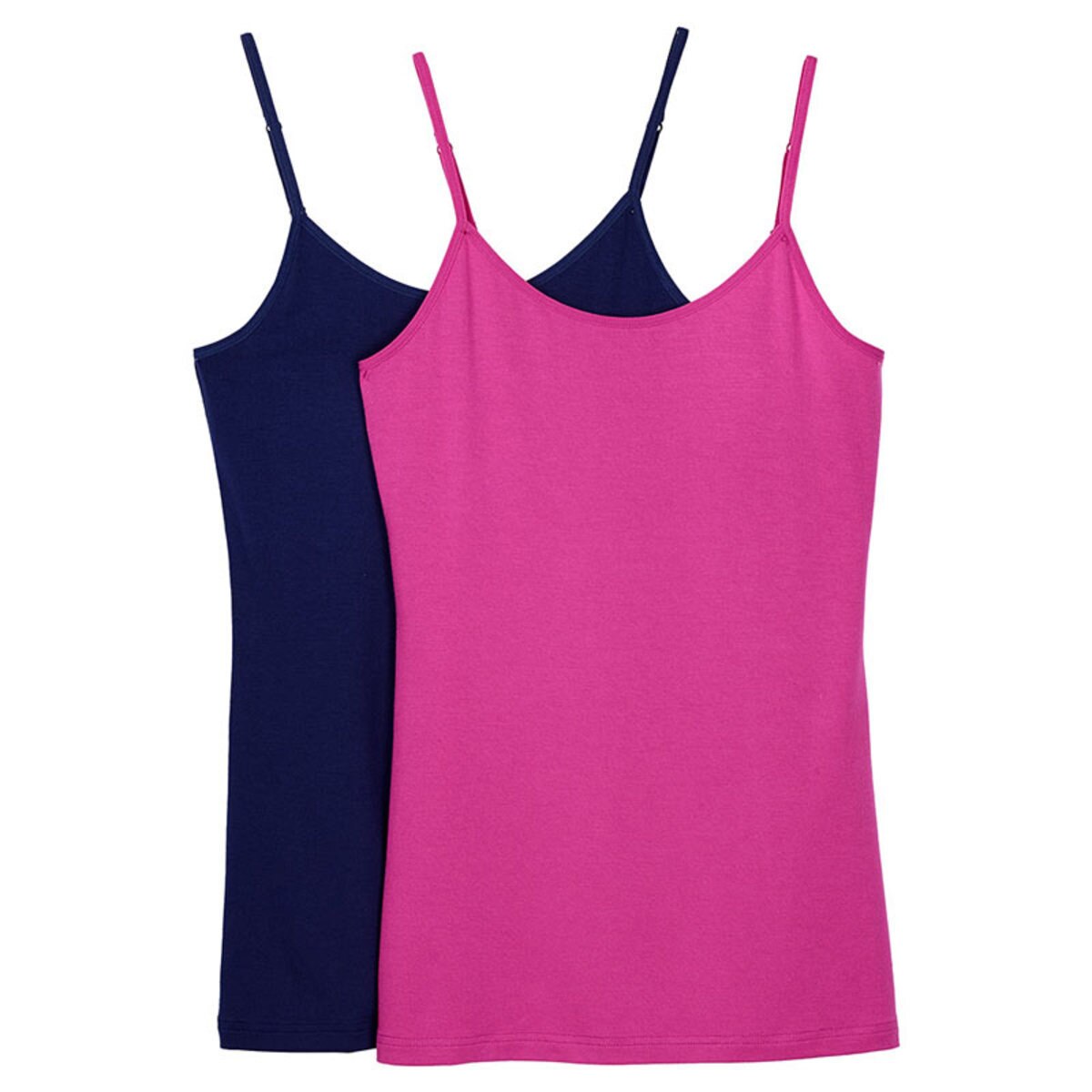 Kirkland Signature Ladies 2 Pack Camisole in Pink + Purpl...