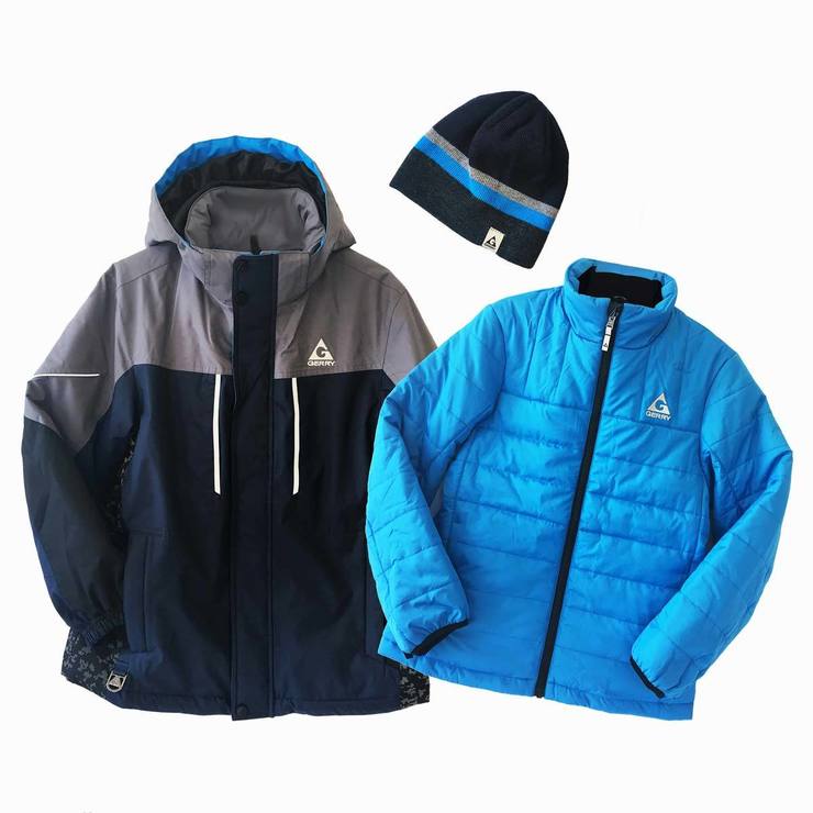 Gerry Boy's 3 in 1 Jacket in Navy and Blue, Large Costco UK